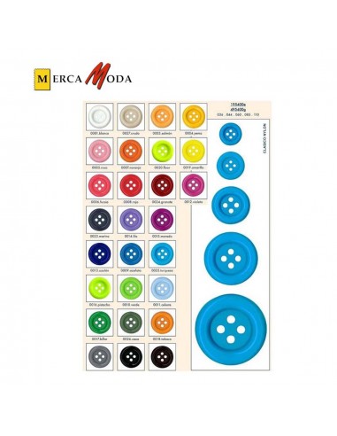 Botones Gigantes en colores de 38 mm. |Comprar telas online al mejor precio - Telas Mercamoda