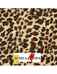 Tela Pelo MUTON Leopardo